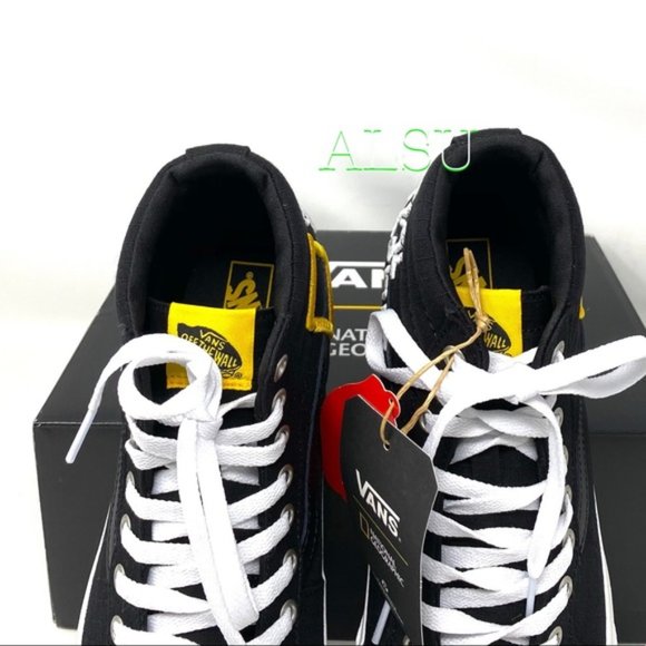 💖MEGA SALE💖VANS SK8-HI Reissue Nation Geographic Black Women's 6.5 VN0A3TKPXHP - Picture 11 of 14